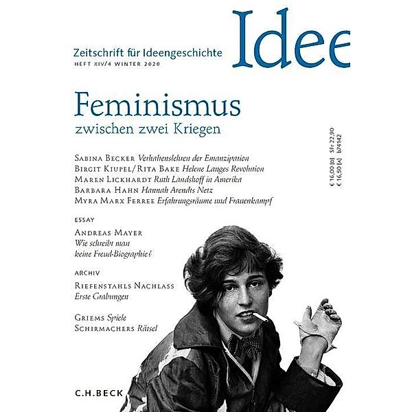 Zeitschrift für Ideengeschichte Heft XIV/4 Winter 2020