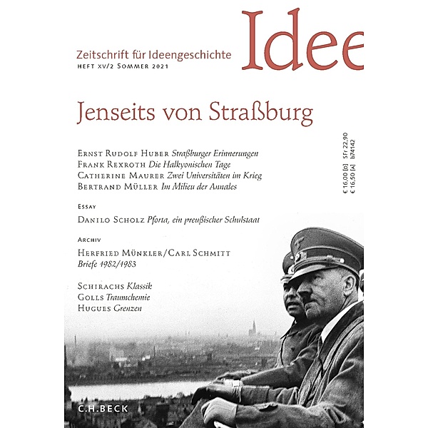 Zeitschrift für Ideengeschichte Heft XV/2 Sommer 2021