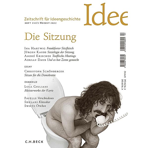 Zeitschrift für Ideengeschichte Heft XVI/3 Herbst 2022