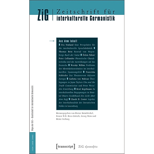 Zeitschrift für interkulturelle Germanistik / Zeitschrift für interkulturelle Germanistik Bd.2