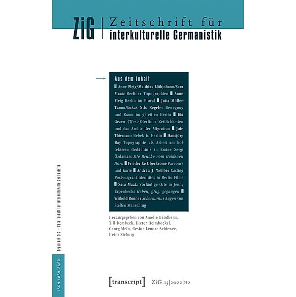 Zeitschrift für interkulturelle Germanistik / Zeitschrift für interkulturelle Germanistik Bd.26