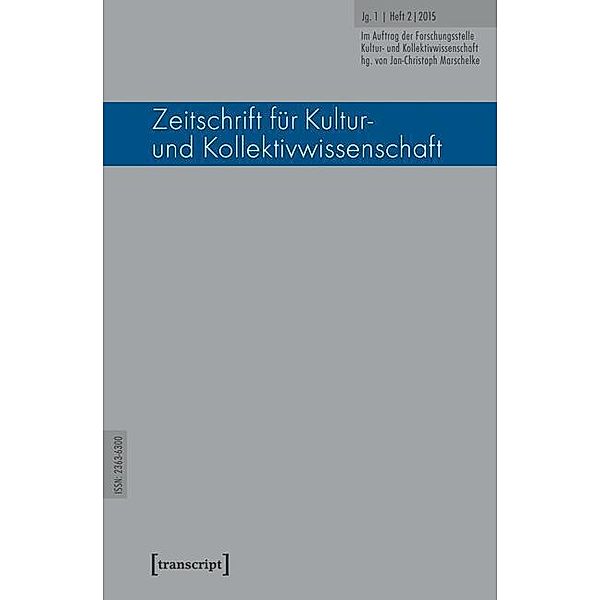 Zeitschrift für Kultur- und Kollektivwissenschaft / Zeitschrift für Kultur- und Kollektivwissenschaft Bd.2