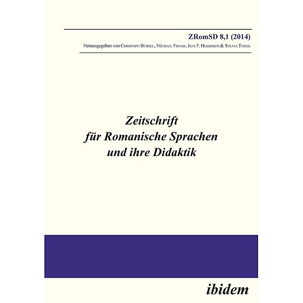 Zeitschrift für Romanische Sprachen und ihre Didaktik