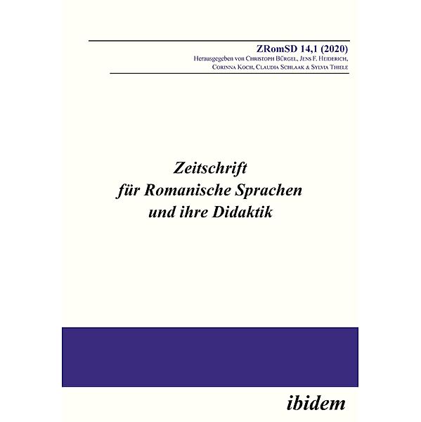 Zeitschrift für Romanische Sprachen und ihre Didaktik