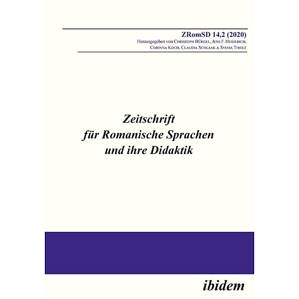Zeitschrift für Romanische Sprachen und ihre Didaktik (ZRomSD)