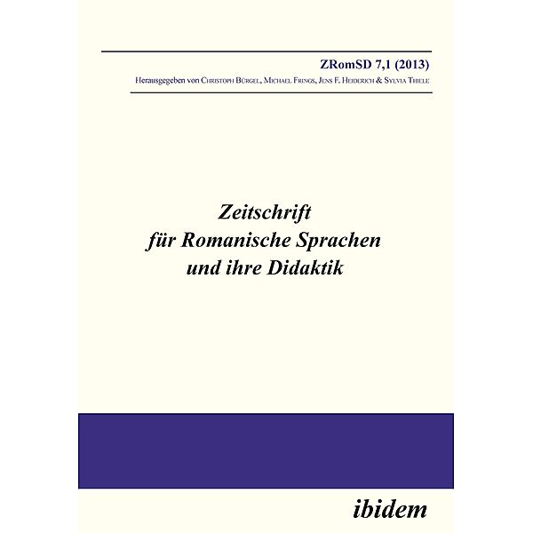 Zeitschrift für Romanische Sprachen und ihre Didaktik