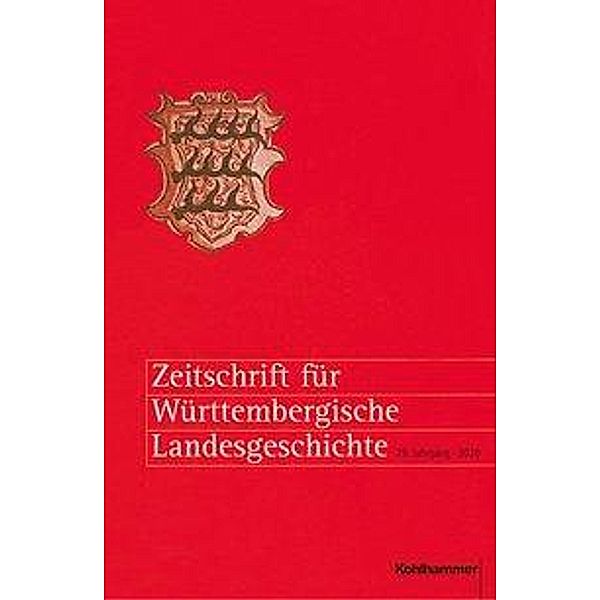 Zeitschrift für Württembergische Landesgeschichte