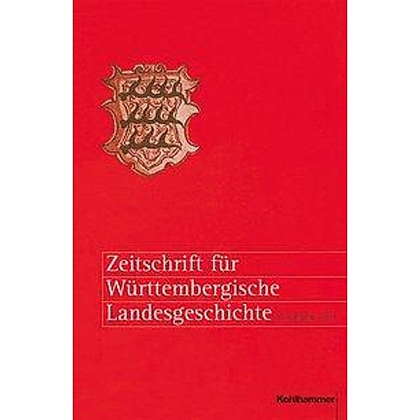 Zeitschrift für Württembergische Landesgeschichte