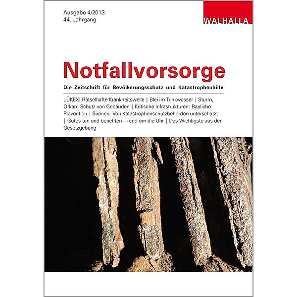 Zeitschrift Notfallvorsorge Heft 04/2013