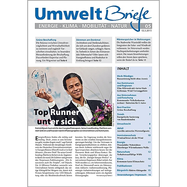 Zeitschrift UmweltBriefe Heft 05/2015
