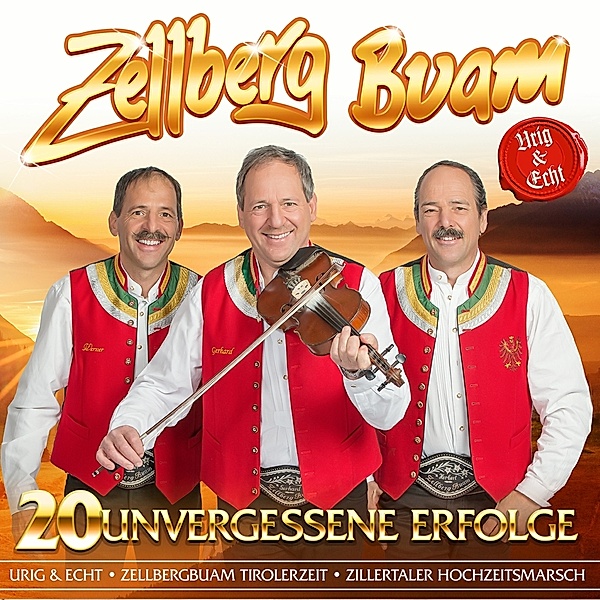 Zellberg Buam - 20 unvergessene Erfolge CD, Zellberg Buam