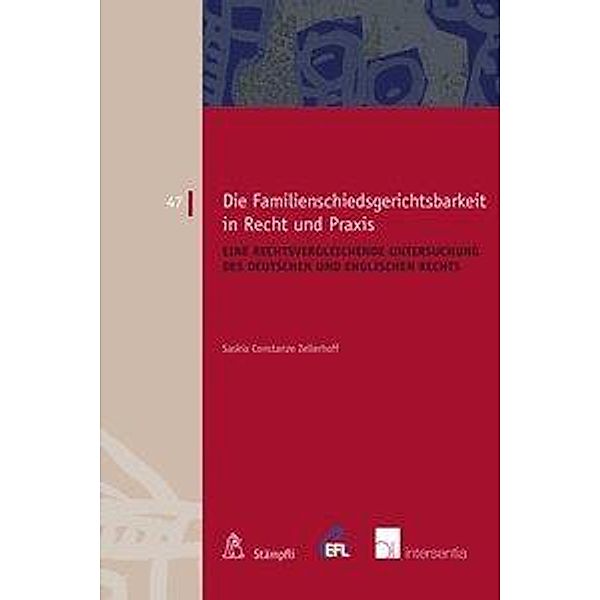 Zellerhof, S: Familienschiedsgerichtsbarkeit in Recht und Pr, Saskia Constanze Zellerhof