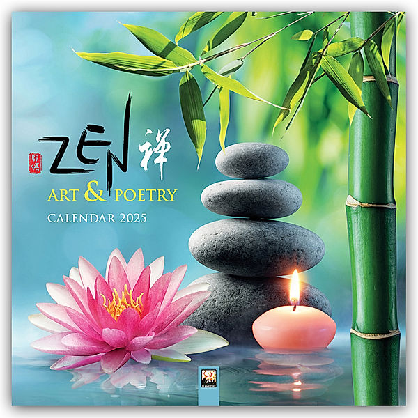 Zen Art & Poetry - Zen Kunst und Poesie 2025, Flame Tree Publishing