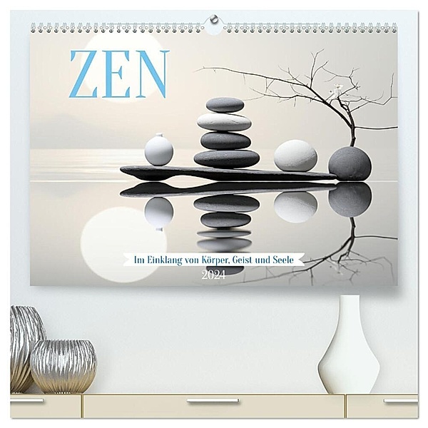 Zen (hochwertiger Premium Wandkalender 2024 DIN A2 quer), Kunstdruck in Hochglanz, Cathrin Illgen