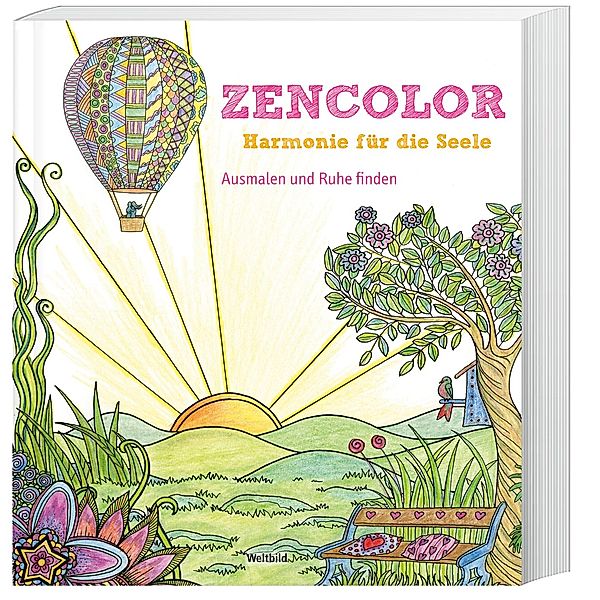 Zencolor - Harmonie für die Seele. Ausmalen und Ruhe finden