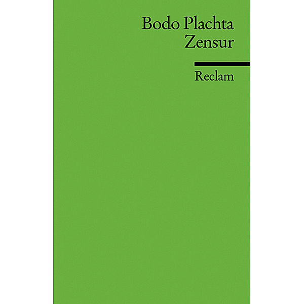 Zensur, Bodo Plachta