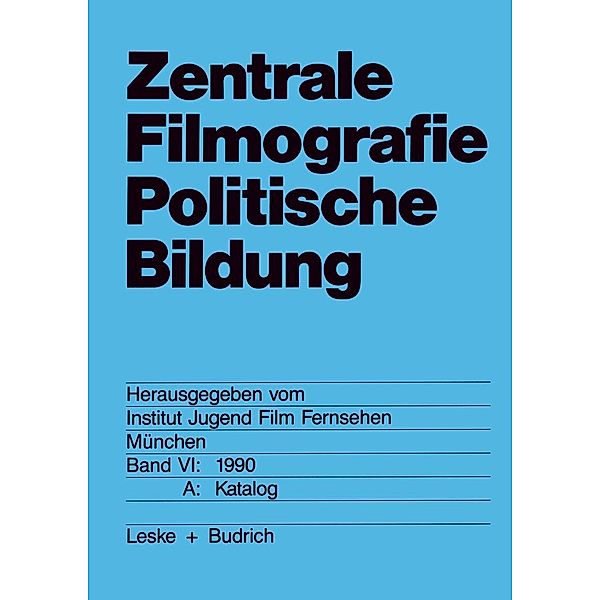 Zentrale Filmografie Politische Bildung