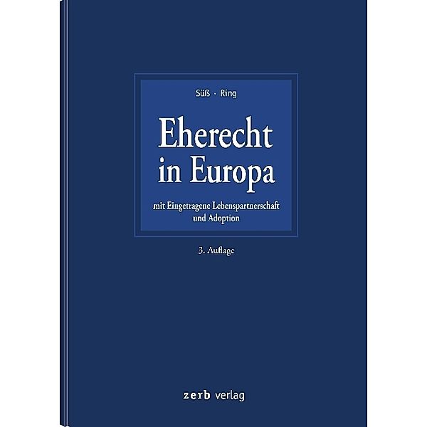 zerb verlag / Eherecht in Europa