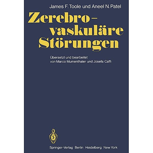 Zerebro-vaskuläre Störungen, J. F. Toole, A. N. Patel