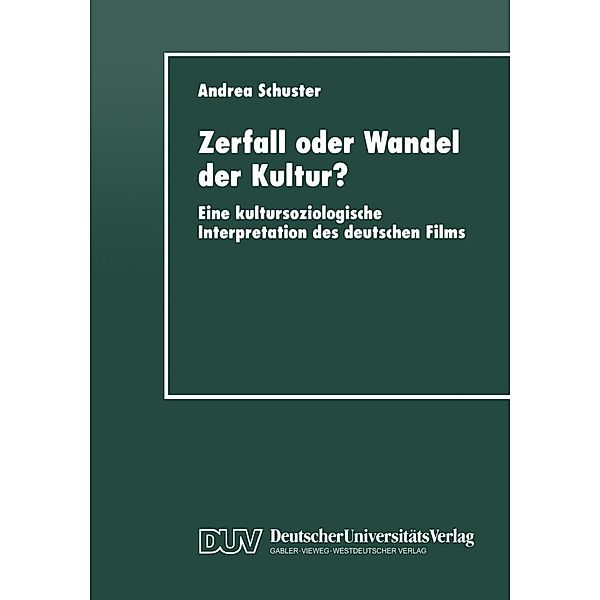 Zerfall oder Wandel der Kultur?