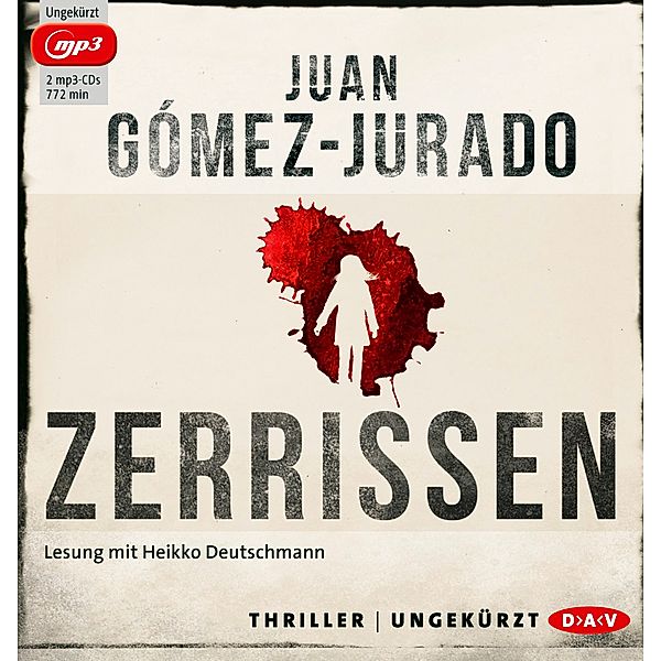 Zerrissen,2 Audio-CD, 2 MP3, Juan Gómez-Jurado