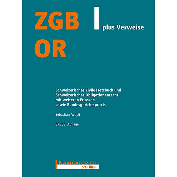 ZGB/OR plus Verweise (f. d. Schweiz), Sebastian Aeppli