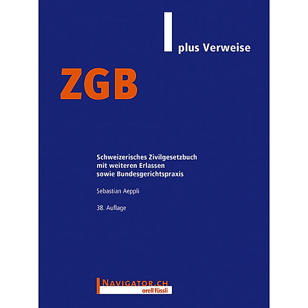 ZGB plus Verweise, Sebastian Aeppli