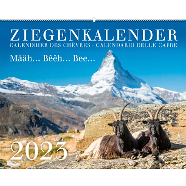 Ziegenkalender / Calendrier des chèvres / Calendario delle capre 2023