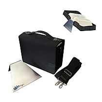 SKIN Tasche Basic Gr.XL onyx-schwarz mit Buchstütze