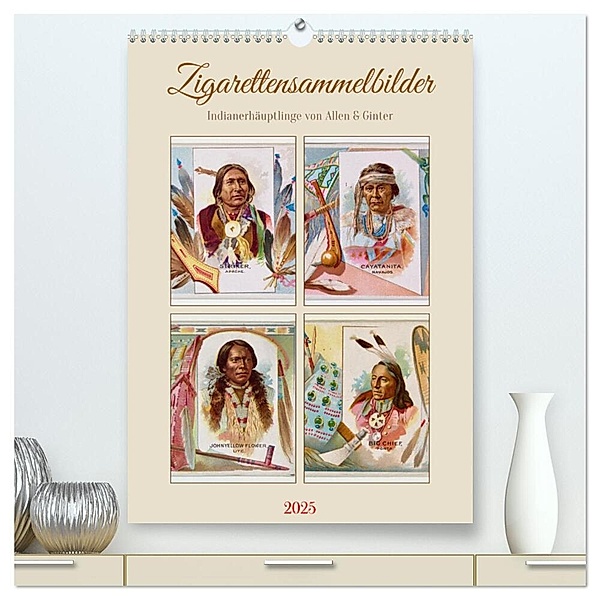 Zigarettensammelbilder (hochwertiger Premium Wandkalender 2025 DIN A2 hoch), Kunstdruck in Hochglanz, Calvendo, Steffani Lehmann