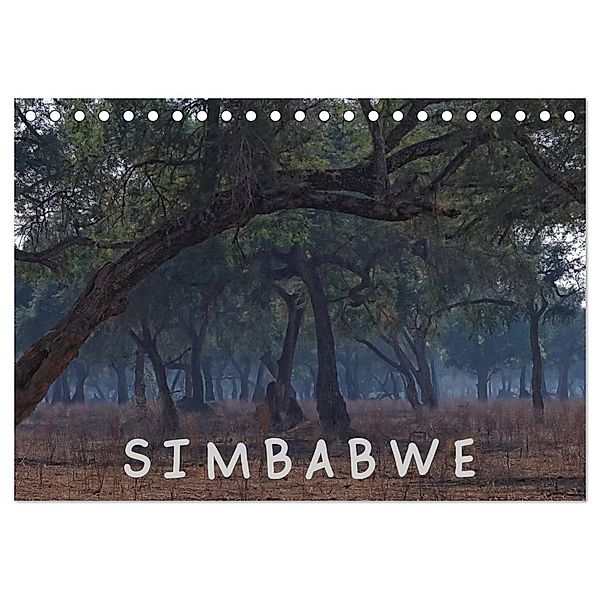 Zimbabwe (Tischkalender 2025 DIN A5 quer), CALVENDO Monatskalender, Calvendo, Gerald Wolf