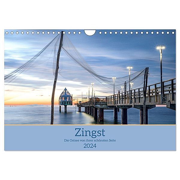Zingst - die Ostsee von ihrer schönsten Seite (Wandkalender 2024 DIN A4 quer), CALVENDO Monatskalender, boegau-fotos