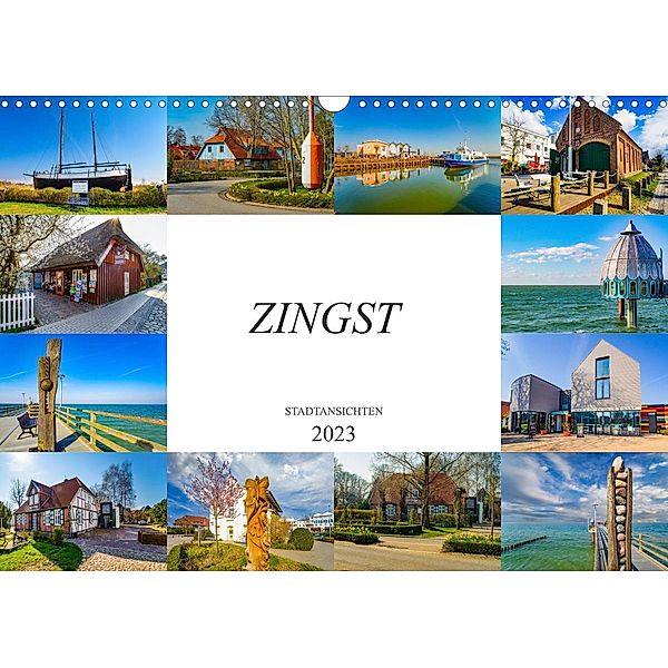 Zingst Stadtansichten (Wandkalender 2023 DIN A3 quer), Dirk Meutzner
