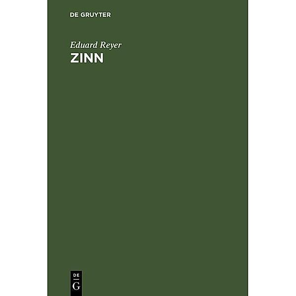 Zinn, Eduard Reyer