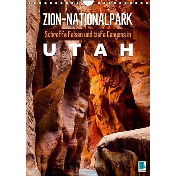 Zion-Nationalpark: Schroffe Felsen und tiefe Canyons in Utah (Wandkalender 2015 DIN A4 hoch), Calvendo