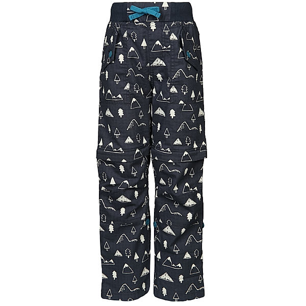 frugi Zip-Off Stoffhose IN THE WILD in indigo