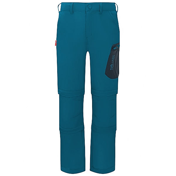 TROLLKIDS Zipp-Off Hose PREIKESTOLEN in atlantic blue