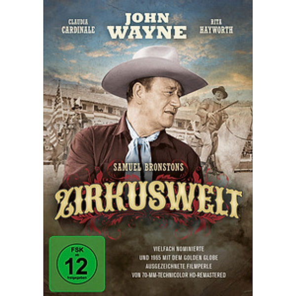 Zirkuswelt, John Wayne, Claudia Cardinale, Rita Hayworth
