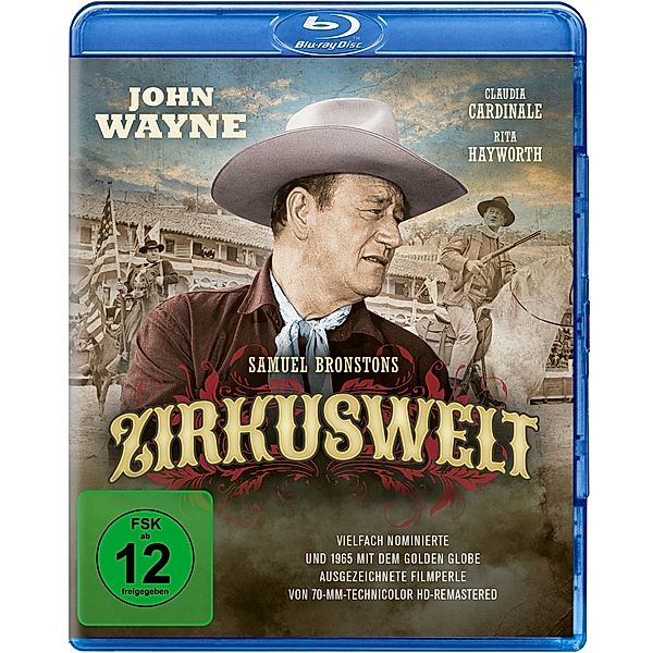 Zirkuswelt, John Wayne, Claudia Cardinale, Rita Hayworth