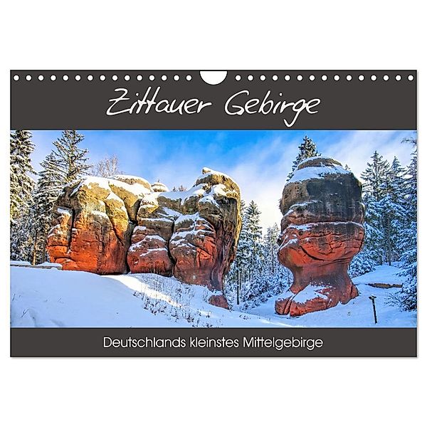 Zittauer Gebirge - Deutschlands kleinstes Mittelgebirge (Wandkalender 2024 DIN A4 quer), CALVENDO Monatskalender, LianeM
