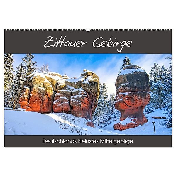 Zittauer Gebirge - Deutschlands kleinstes Mittelgebirge (Wandkalender 2025 DIN A2 quer), CALVENDO Monatskalender, Calvendo, LianeM