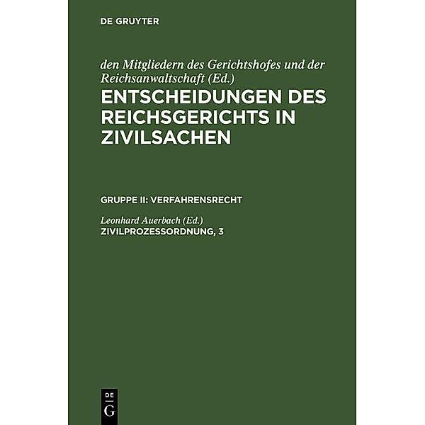 Zivilprozessordnung, 3