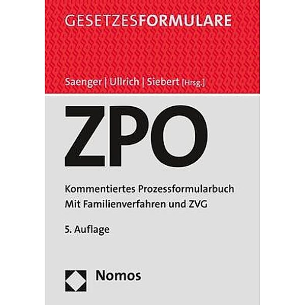 Zivilprozessordnung, m. 1 Buch, m. 1 Online-Zugang