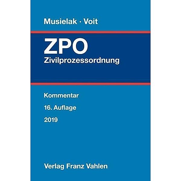 Zivilprozessordnung (ZPO), Kommentar