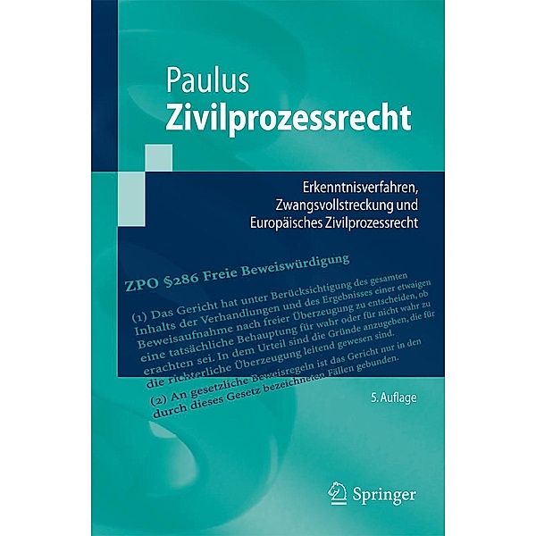 Zivilprozessrecht / Springer-Lehrbuch, Christoph G. Paulus