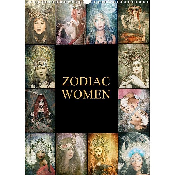 Zodiac Women (Wall Calendar 2023 DIN A3 Portrait), Yasmeen Westwood