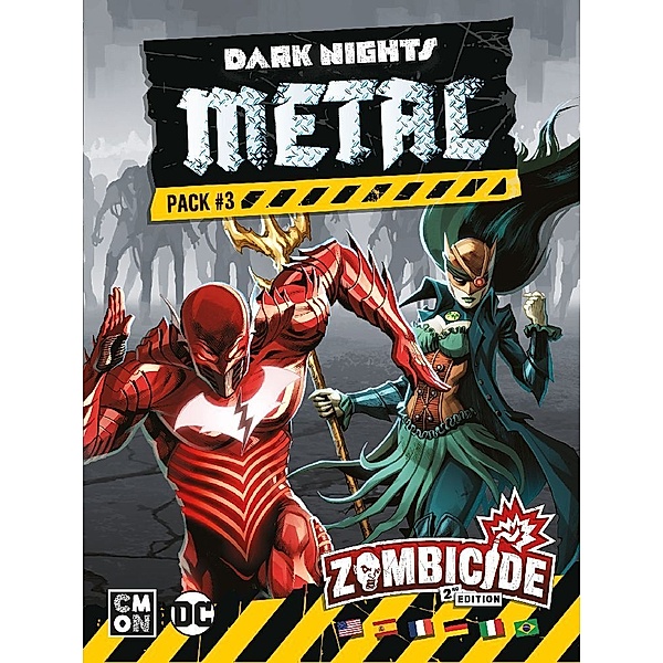 Asmodee, Cool Mini or Not Zombicide 2. Edition - Dark Nights Metal Pack #3, Fel Barros, Fabio Tola