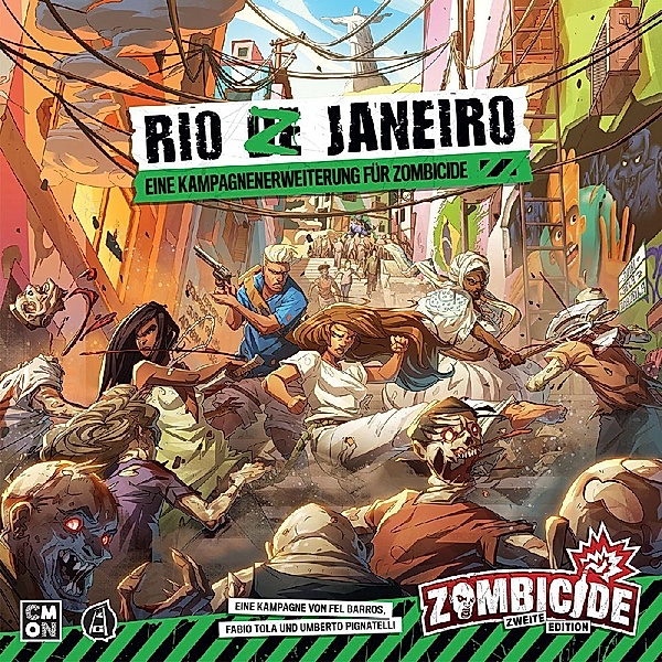 Asmodee, Cool Mini or Not Zombicide 2. Edition - Rio Z Janeiro, Fel Barros, Fabio Tola