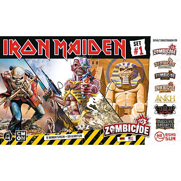 Asmodee, Cool Mini or Not Zombicide: Iron Maiden Charackter Pack 1
