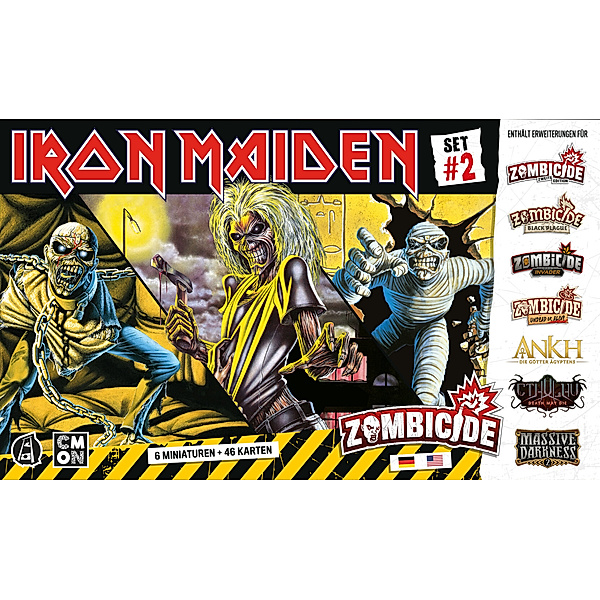 Asmodee, Cool Mini or Not Zombicide: Iron Maiden Charackter Pack 2